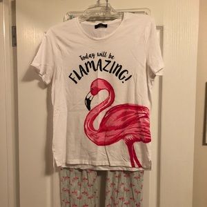 ASOS Tall Flamingo Pajamas
